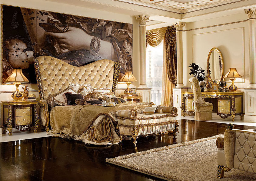 ROYAL PALACE COLLECTION II BED WITH SOMMER ART.5702 