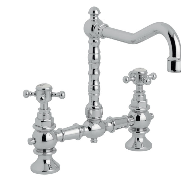 Antique Basin Mixer | Nickel